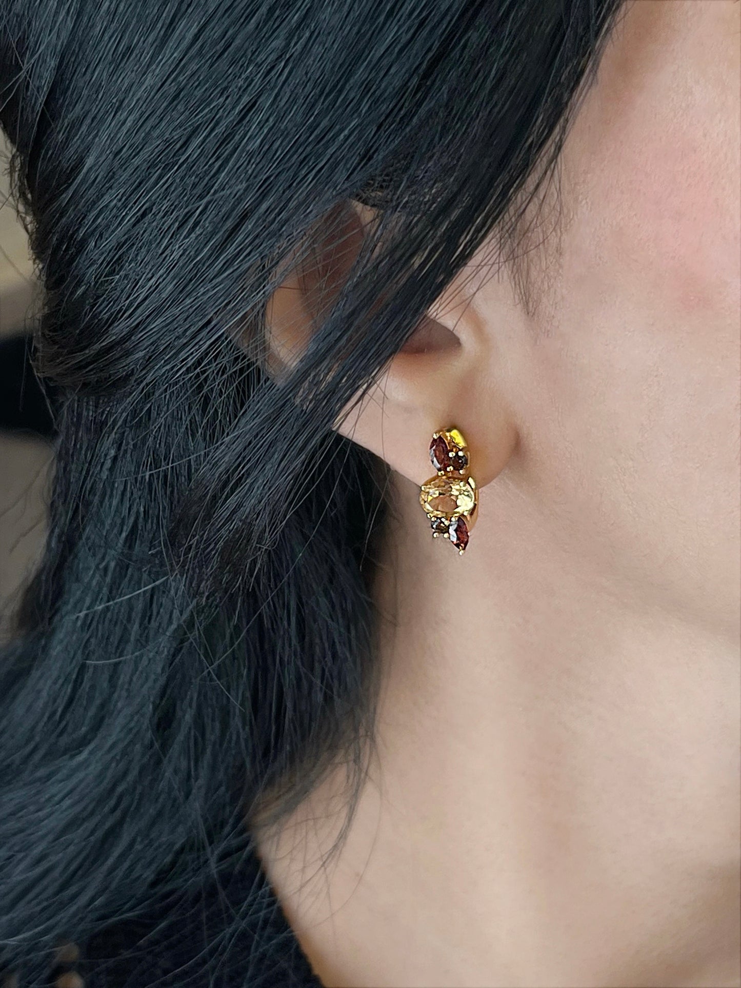 Harvest hues earrings