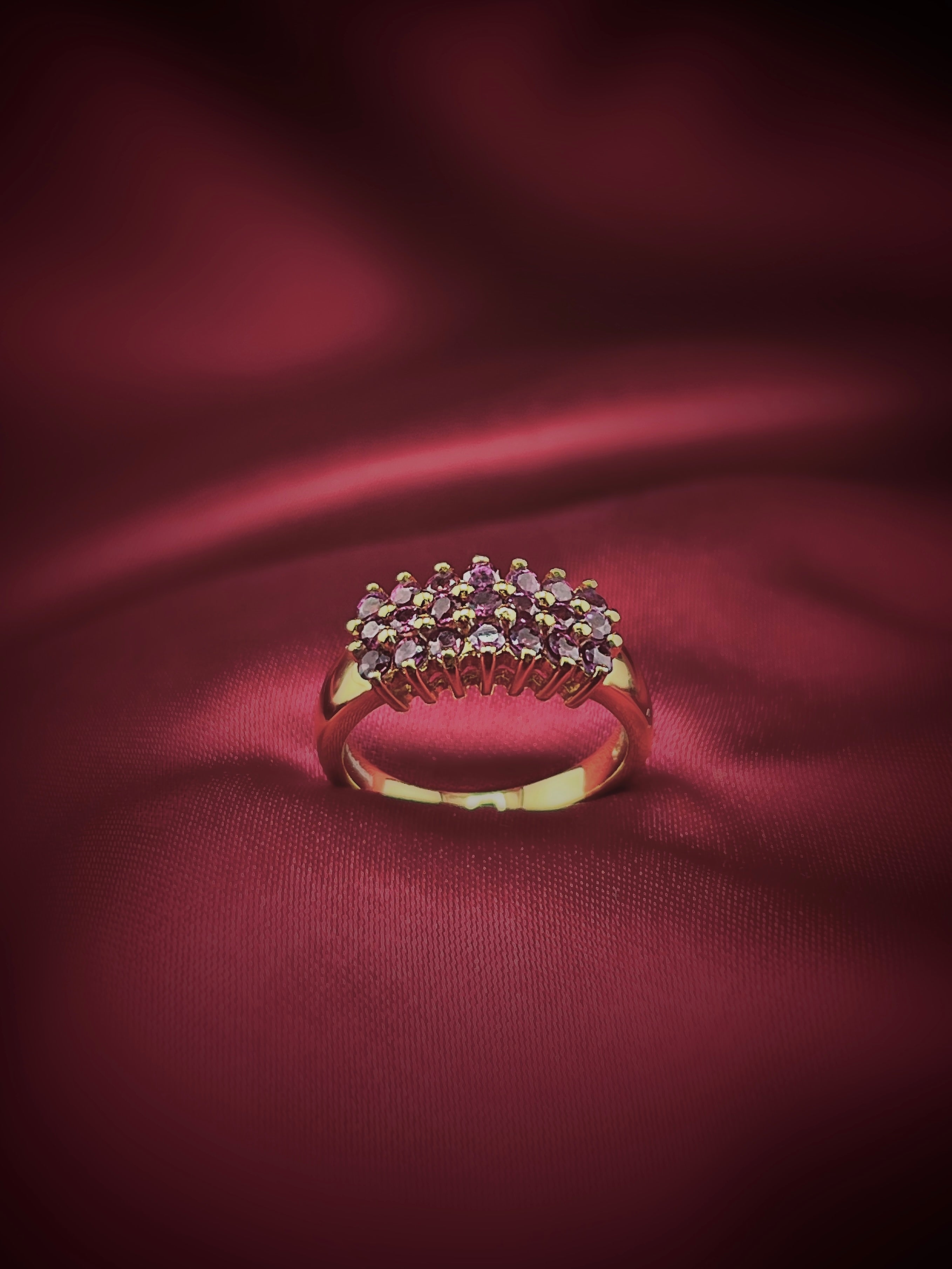 Berry Burst rhodolite ring SIngapore