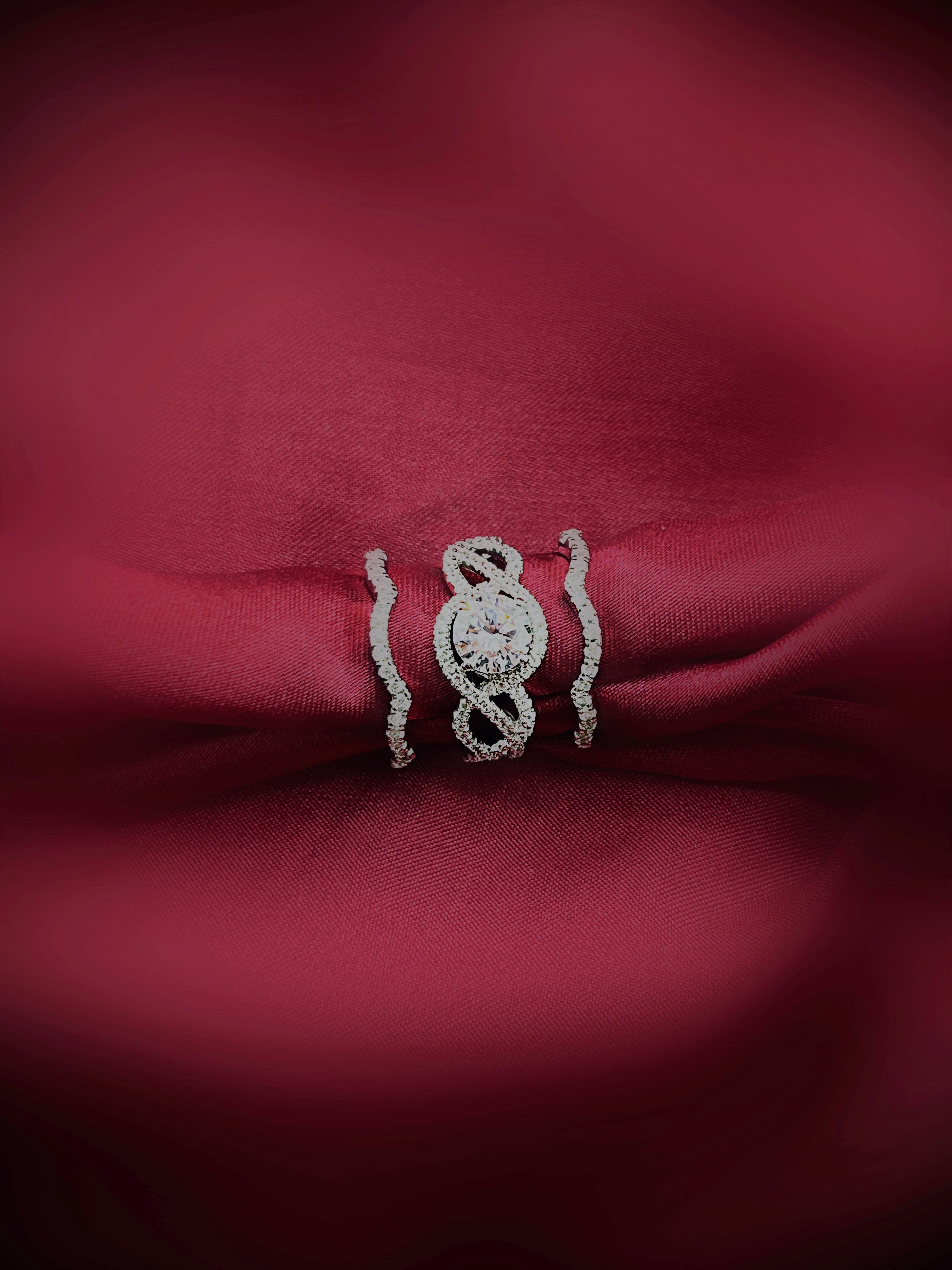 Regal zircon ring set Singapore