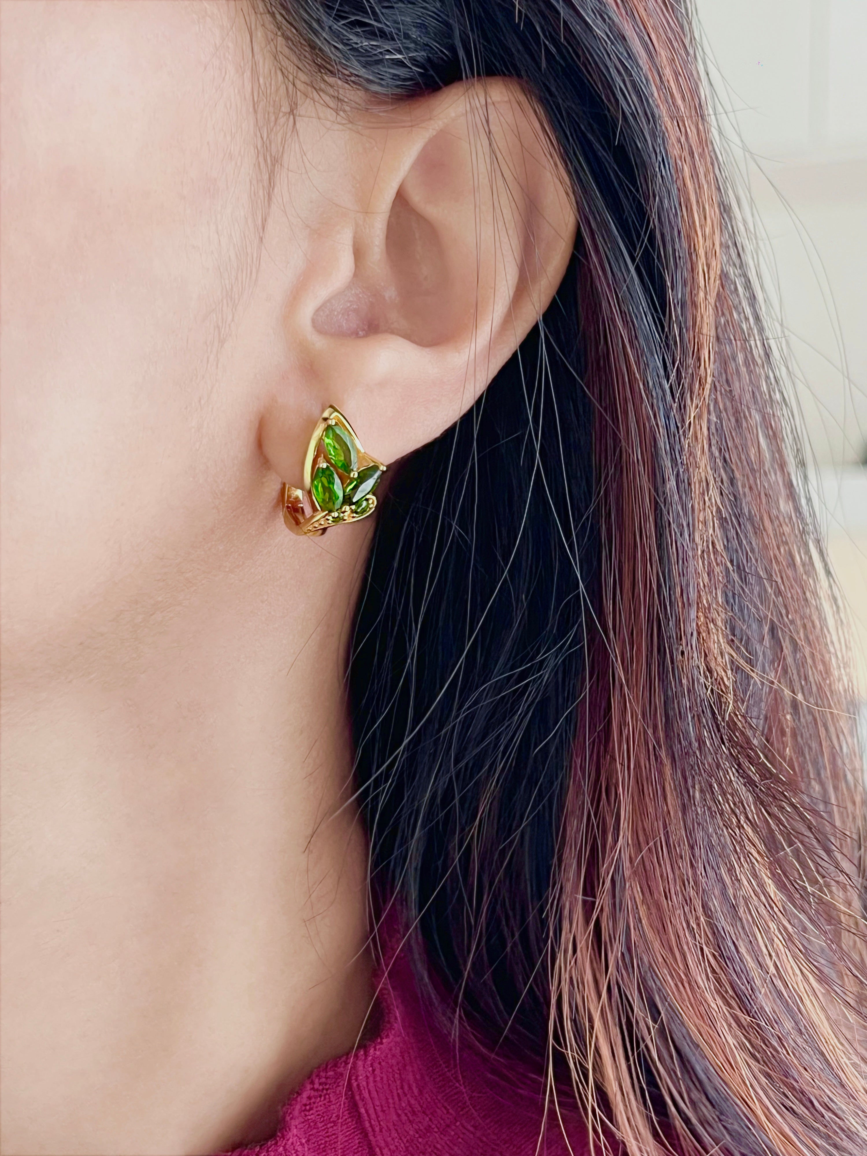 Shop gemstone earrings SG
