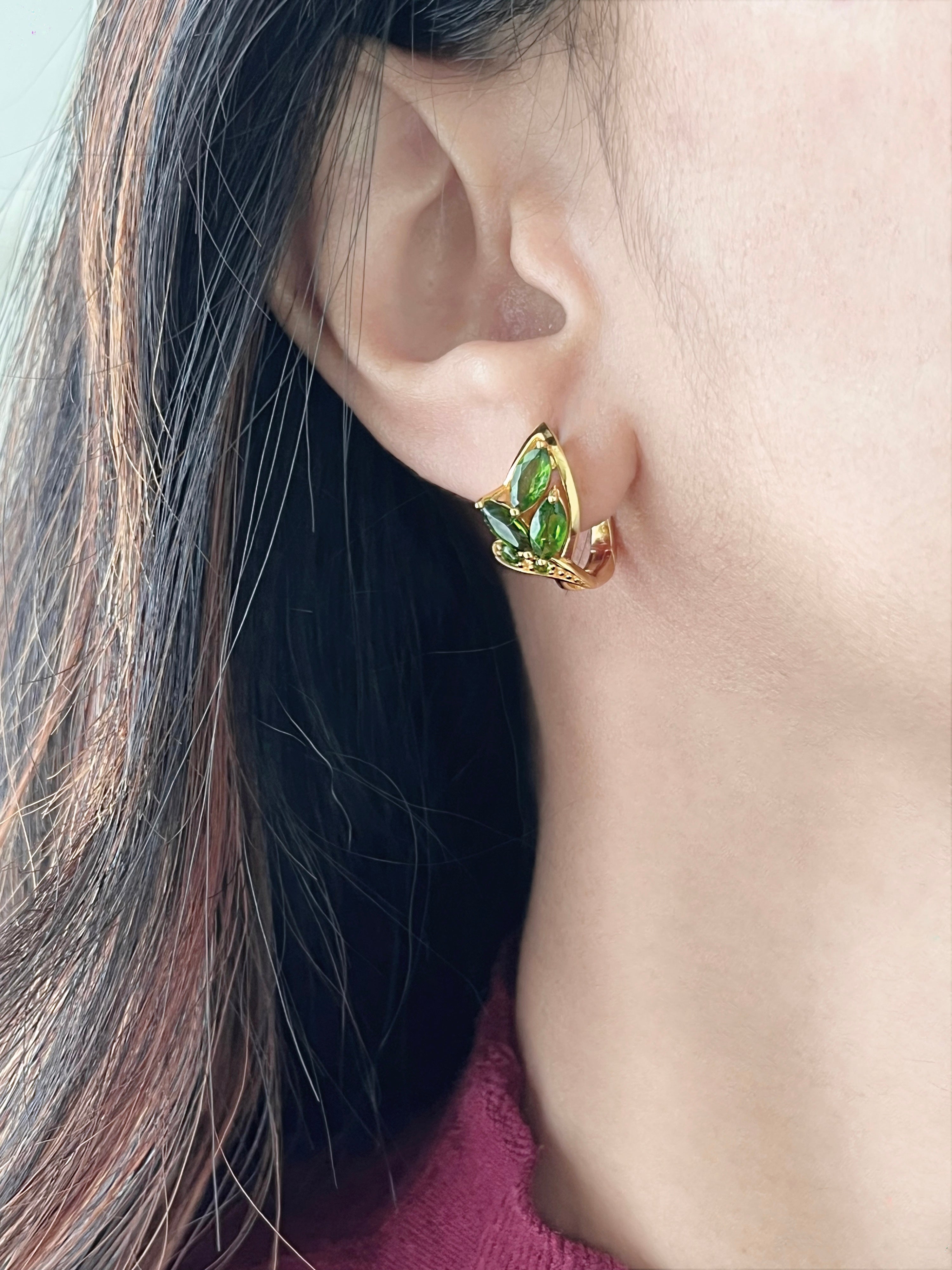 Gift Green earrings Singapore