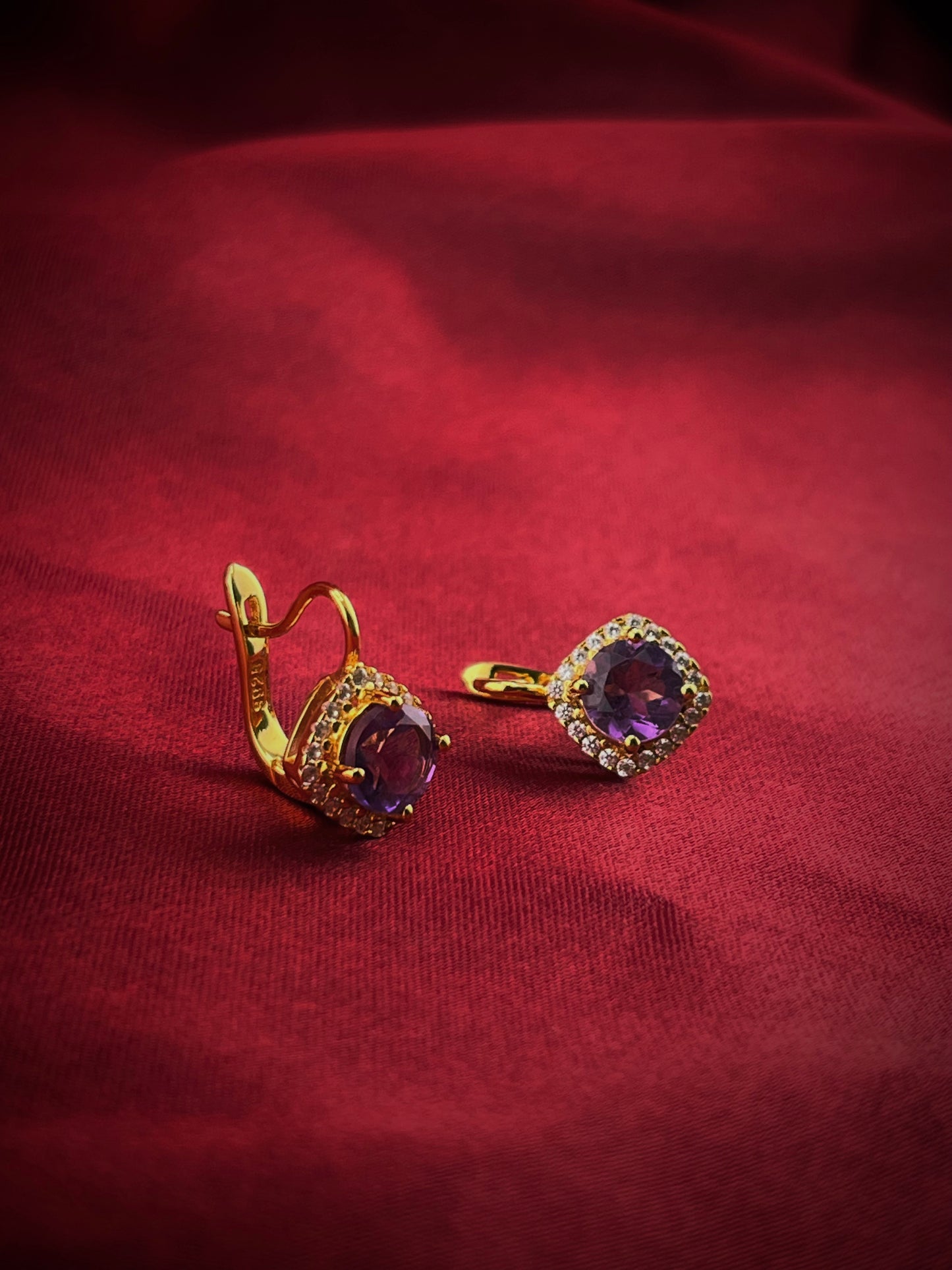 Violet Grace Earring