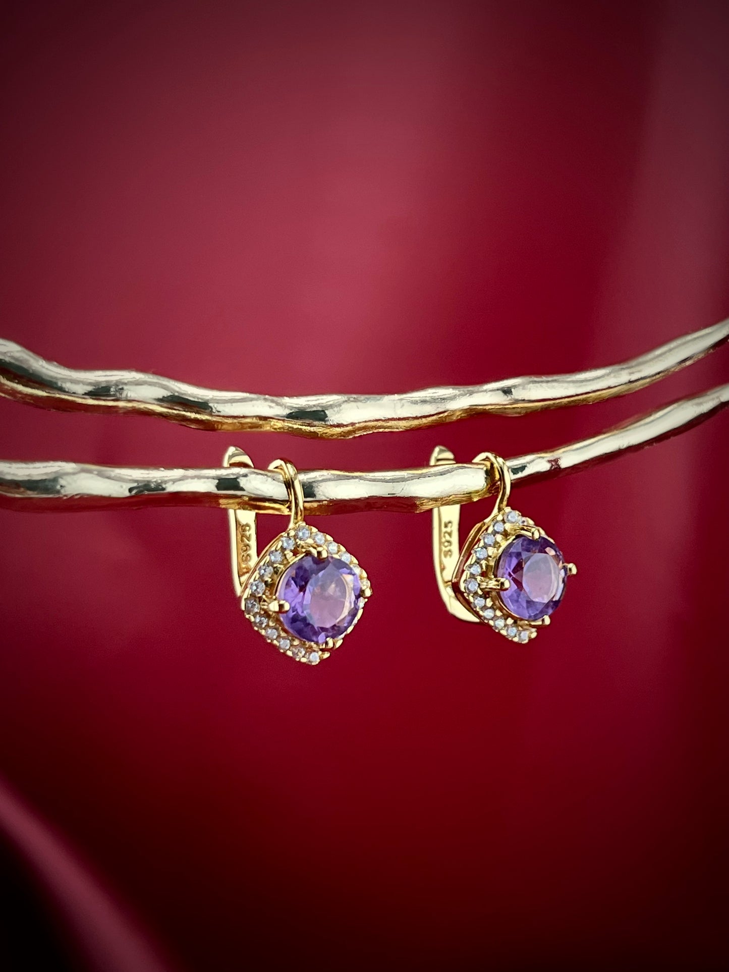 Violet Grace Earring