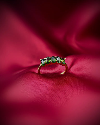 Serene Green Ring