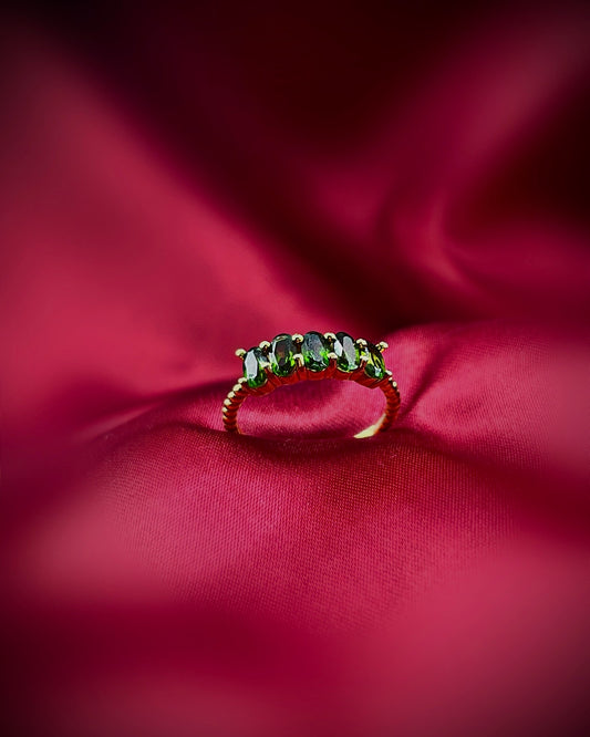 Serene Green Ring