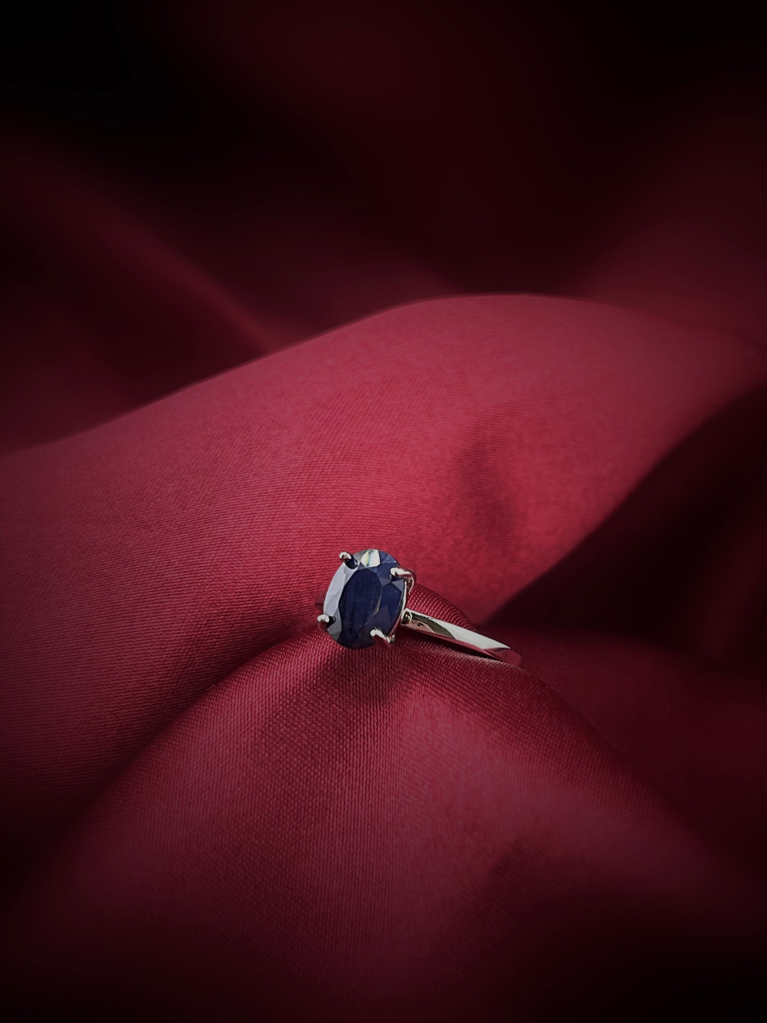 Aria Blue Sapphire ring