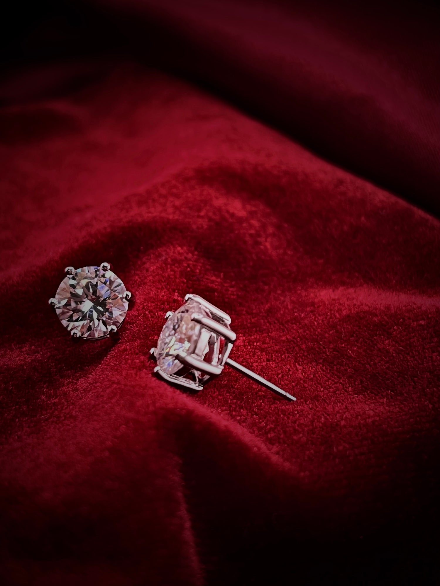 Elegant moissanite earrings Singapore