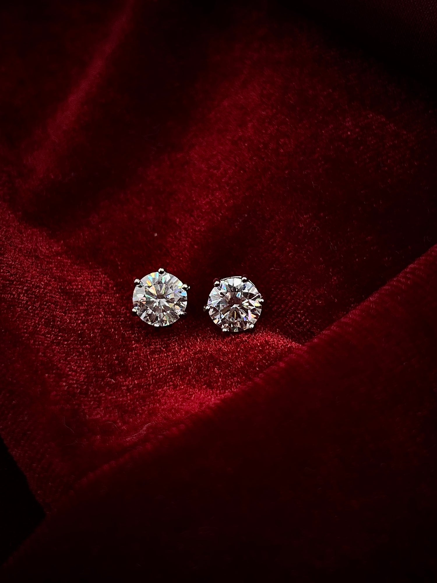 1ct moissanite stud earrings Singapore