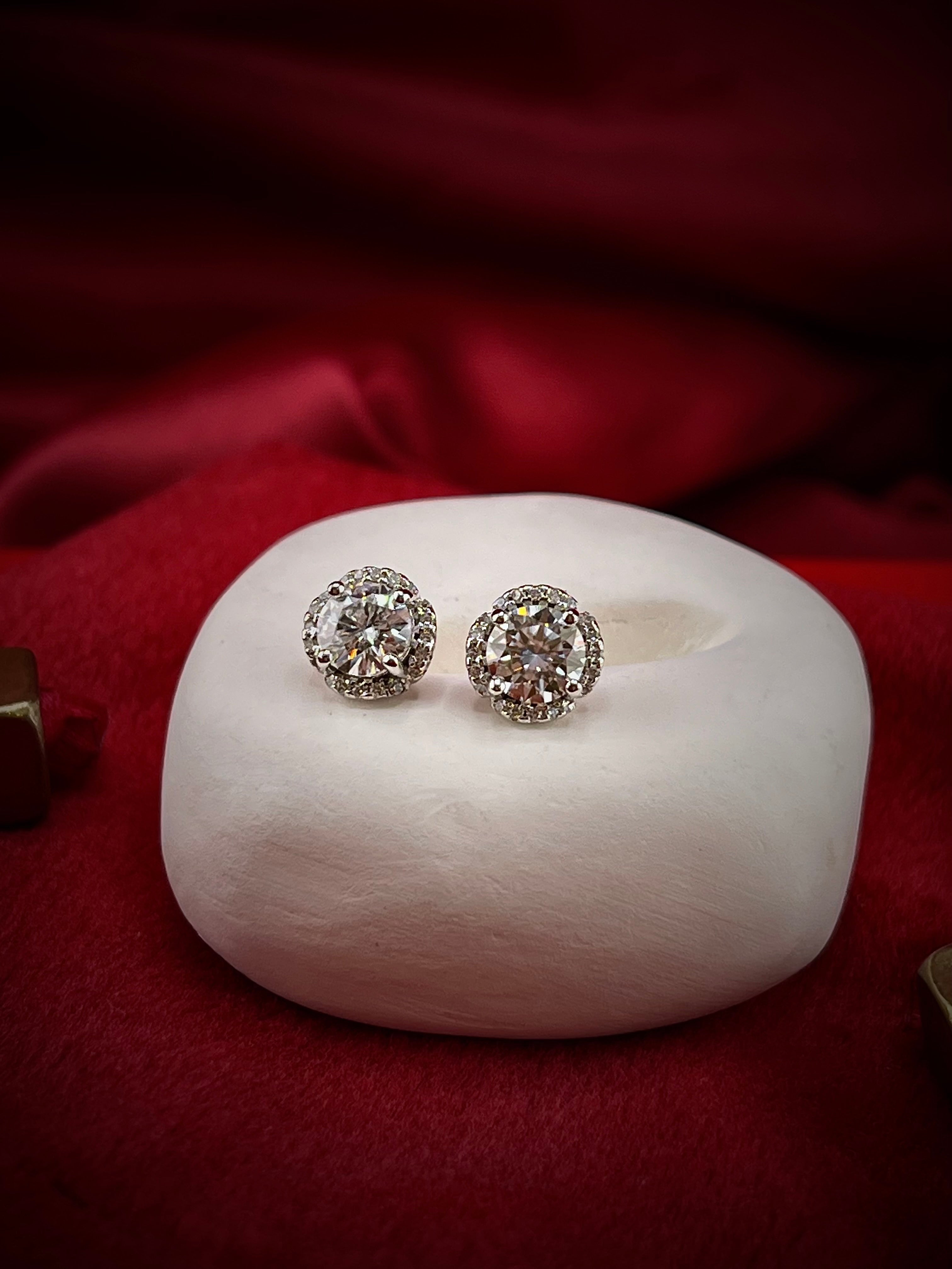 Phoebe Moissanite Diamond Earrings