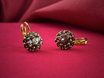 Celestial Blue Flower Earrings