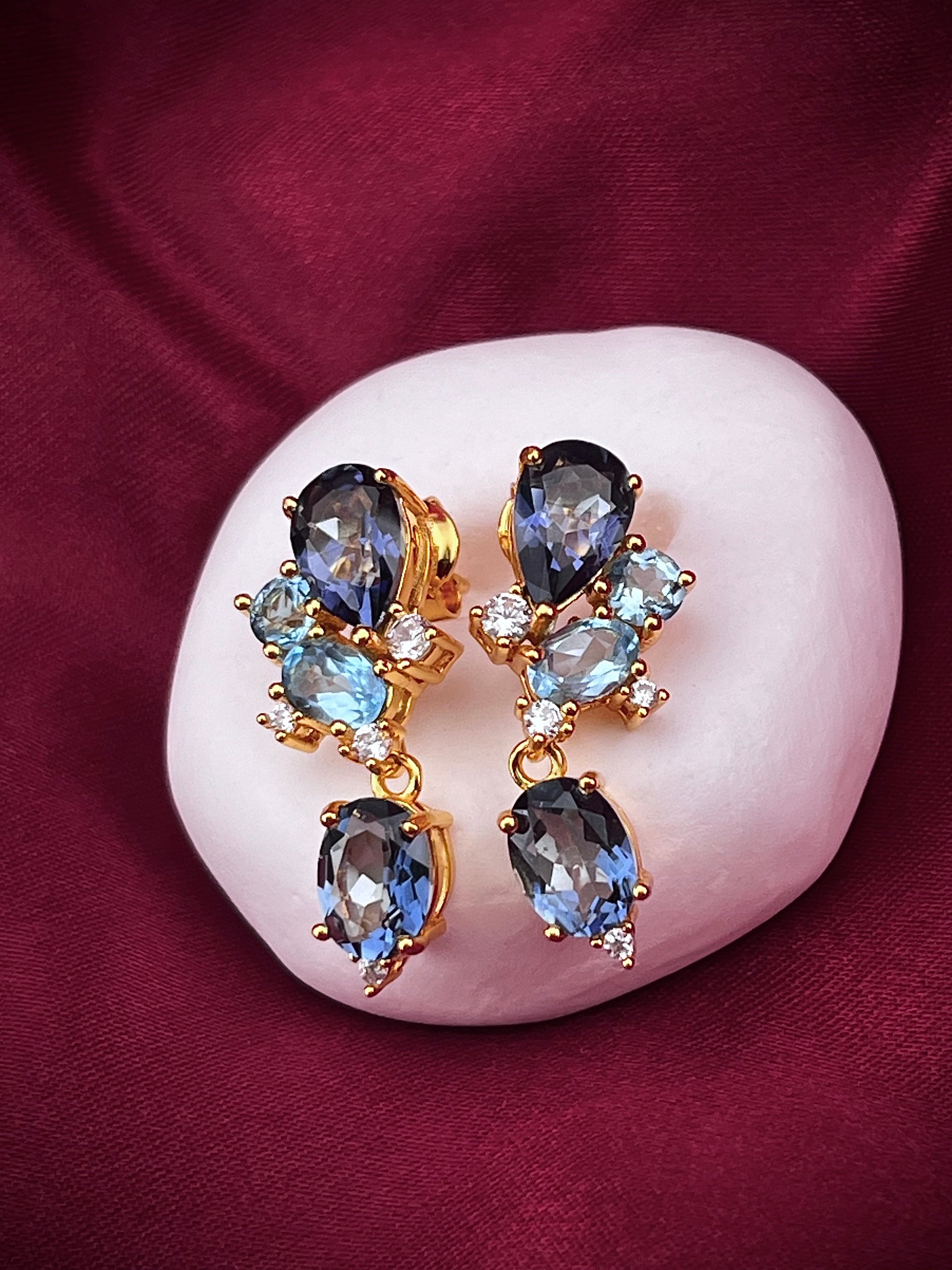 Blue Orchid Earring - Stunning View