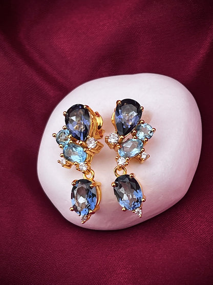 Blue Orchid Earring - Stunning View