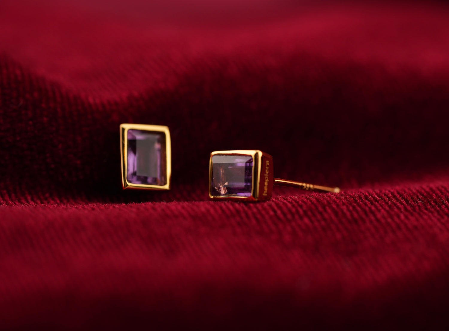 Haspiera Vera Studs Amethyst