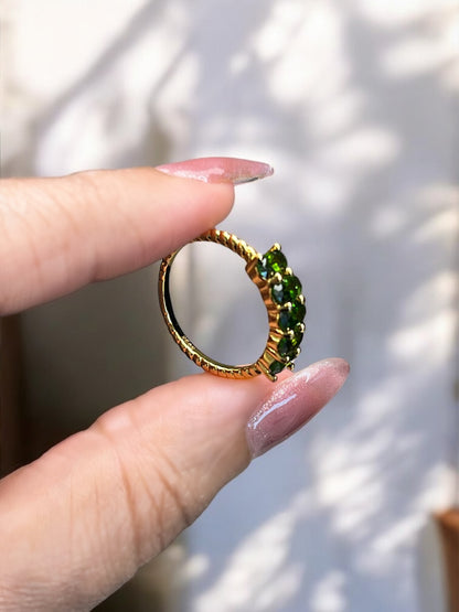 Serene Green Ring