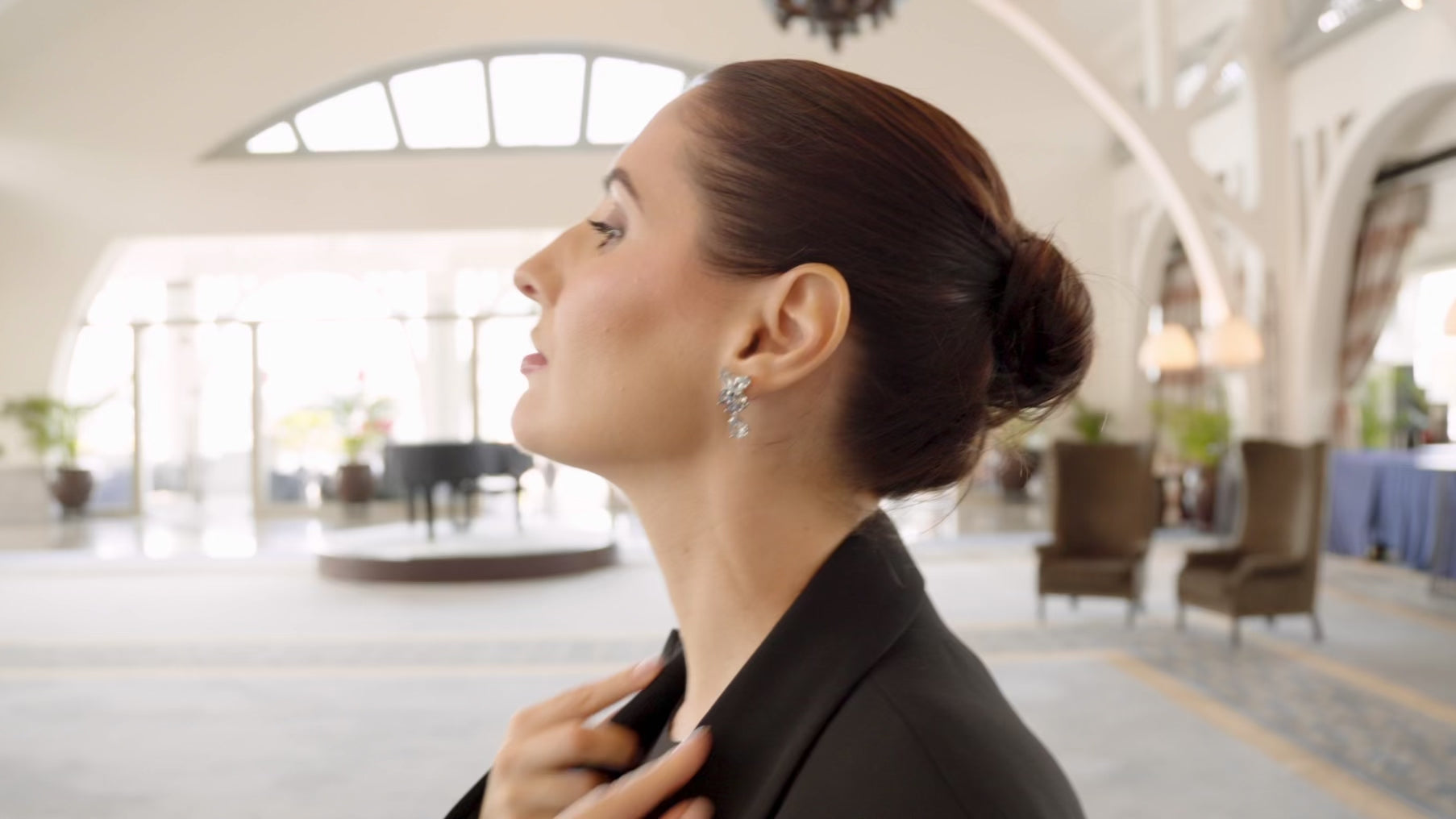 Haspiera Elegant Skywing Butterfly Statement Earrings