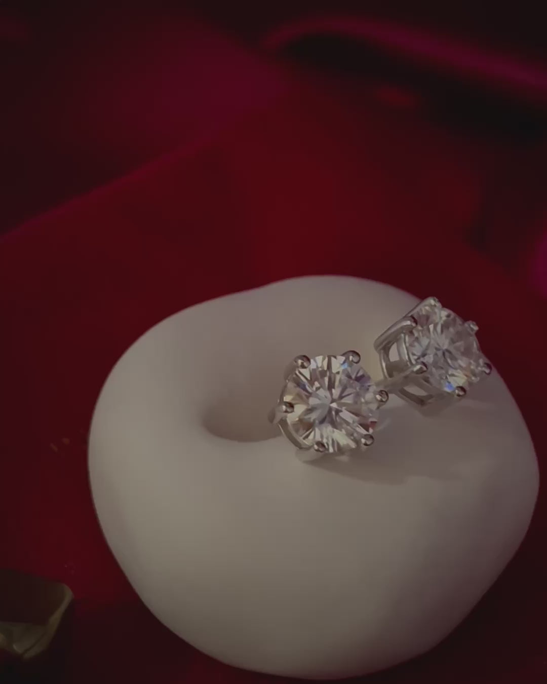 Lumidot Grande moissanite stud earrings Singapore
